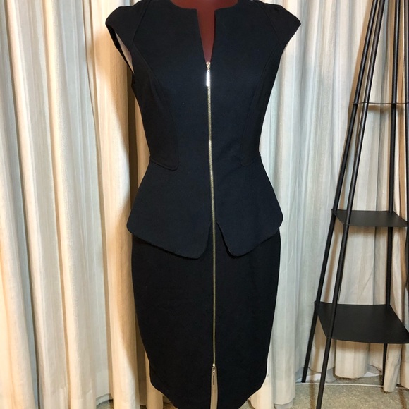 Ted Baker Black Midi Dress - Picture 3 of 10